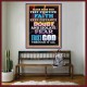 TRUST GOD AT ALL TIMES   Biblical Paintings Acrylic Glass Frame   (GWOVERCOMER8415)   