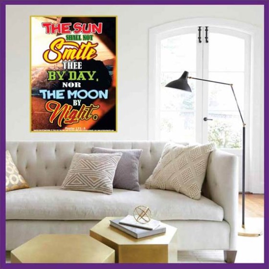 THE SUN SHALL NOT SMITE THEE   Biblical Paintings Acrylic Glass Frame   (GWOVERCOMER6656)   