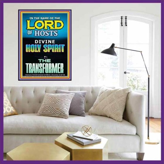 THE TRANSFORMER   Bible Verse Acrylic Glass Frame   (GWOVERCOMER8789)   