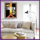 WALK IN THE TRUTH   Large Framed Scripture Wall Art   (GWOVERCOMER9121)   