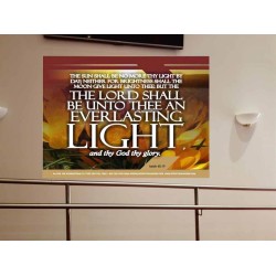 AN EVERLASTING LIGHT   Scripture Wall Art   (GWOVERCOMER1549)   