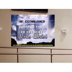 TRUTH OF OUR LORD   Inspirational Bible Verse Framed   (GWOVERCOMER4197)   "62x44"