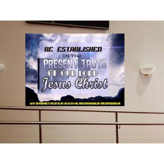 TRUTH OF OUR LORD   Inspirational Bible Verse Framed   (GWOVERCOMER4197)   