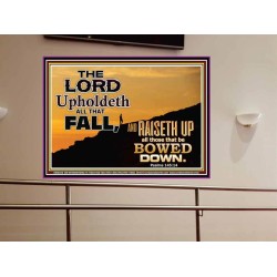 UPHOLDETH ALL THAT FALL   Scripture Wall Art   (GWOVERCOMER8356)   "62x44"