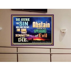 ABSTAIN FROM EVIL   Affordable Wall Art   (GWOVERCOMER8389)   