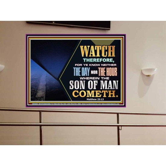 WATCH AND PRAY   Inspiration office art and wall dcor   (GWOVERCOMER9088)   