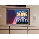 WE WILL SERVE THE LORD   Frame Bible Verse Art    (GWOVERCOMER9302)   