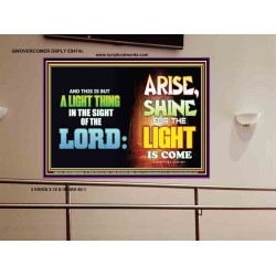 A LIGHT THING   Christian Paintings Frame   (GWOVERCOMER9474c)   