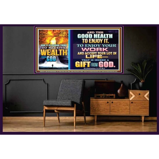 WEALTH FROM GOD   Art & Dcor Framed   (GWOVERCOMER8424)   