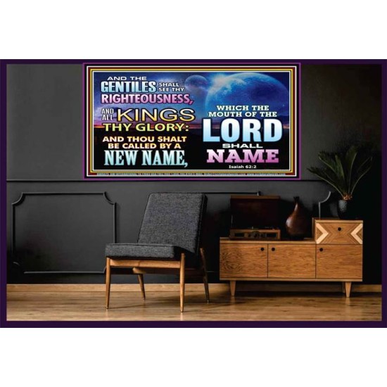 A NEW NAME   Contemporary Christian Paintings Frame   (GWOVERCOMER8875)   