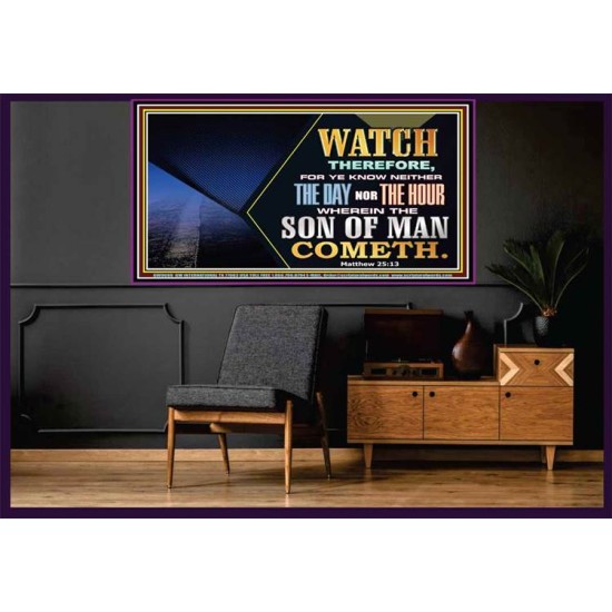 WATCH AND PRAY   Inspiration office art and wall dcor   (GWOVERCOMER9088)   