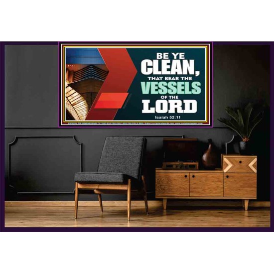 VESSELS OF THE LORD   Frame Bible Verse Art    (GWOVERCOMER9295)   