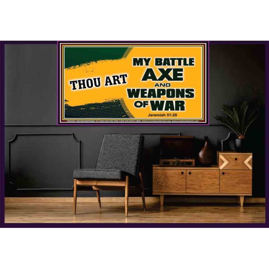 WEAPONS OF WAR   Christian Quotes Framed   (GWOVERCOMER9434)   