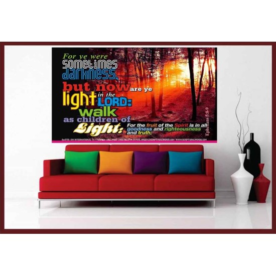 YE ARE LIGHT   Bible Verse Frame for Home   (GWOVERCOMER3735)   
