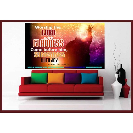 WORSHIP THE LORD   Art & Wall Dcor   (GWOVERCOMER4361)   