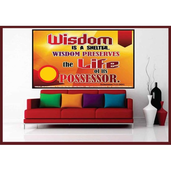 WISDOM   Framed Bible Verse   (GWOVERCOMER6782)   