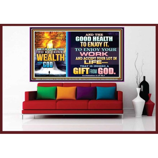 WEALTH FROM GOD   Art & Dcor Framed   (GWOVERCOMER8424)   