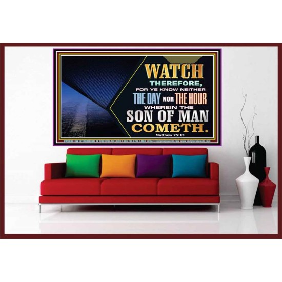 WATCH AND PRAY   Inspiration office art and wall dcor   (GWOVERCOMER9088)   