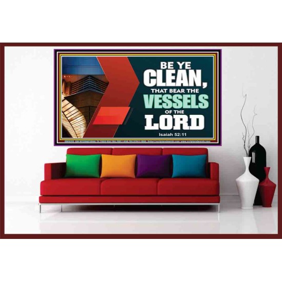 VESSELS OF THE LORD   Frame Bible Verse Art    (GWOVERCOMER9295)   