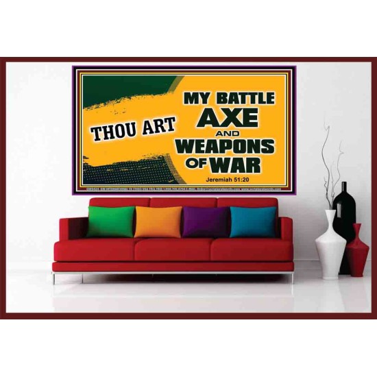 WEAPONS OF WAR   Christian Quotes Framed   (GWOVERCOMER9434)   