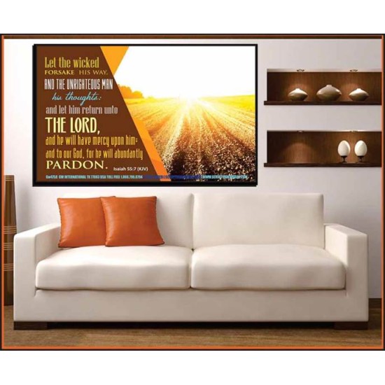 WICKEDNESS   Contemporary Christian Wall Art   (GWOVERCOMER4758)   