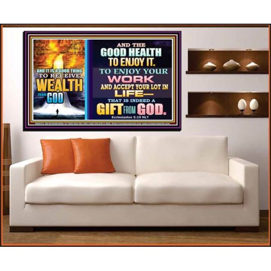 WEALTH FROM GOD   Art & Dcor Framed   (GWOVERCOMER8424)   