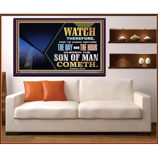 WATCH AND PRAY   Inspiration office art and wall dcor   (GWOVERCOMER9088)   