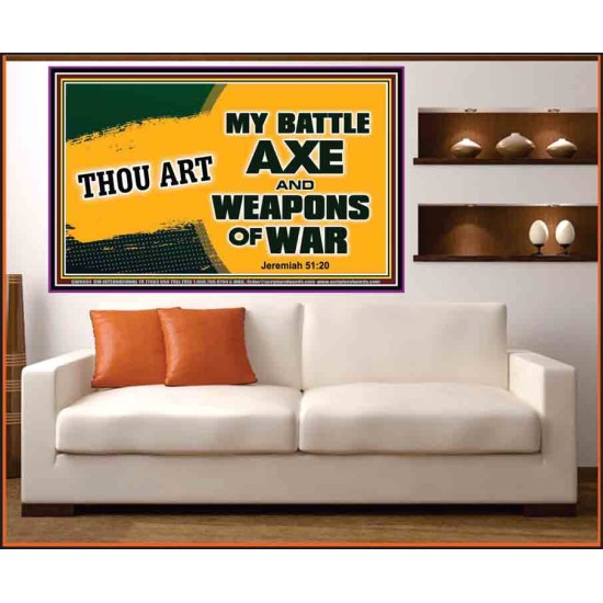 WEAPONS OF WAR   Christian Quotes Framed   (GWOVERCOMER9434)   