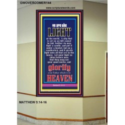 YOU ARE THE LIGHT OF THE WORLD   Bible Scriptures on Forgiveness Frame   (GWOVERCOMER144)   