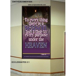 THERE IS A SEASON   Bible Verses  Picture Frame Gift   (GWOVERCOMER1655)   