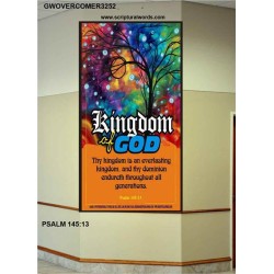 AN EVERLASTING KINGDOM   Framed Bible Verse   (GWOVERCOMER3252)   
