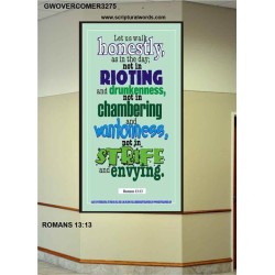 WALK HONESTLY   Christian Wall Dcor Frame   (GWOVERCOMER3275)   "44X62"