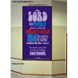 THE WORKS OF THINE OWN HANDS   Frame Bible Verse Online   (GWOVERCOMER3415)   