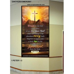 ABUNDANT MERCY   Christian Quote Framed   (GWOVERCOMER3907)   