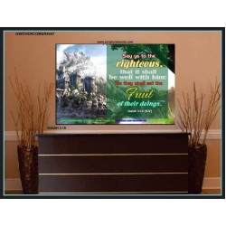 SAY YE TO THE RIGHTEOUS   Printable Bible Verses to Framed   (GWOVERCOMER4447)   