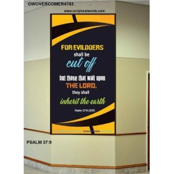 WAIT UPON THE LORD   Inspirational Bible Verse Frame   (GWOVERCOMER4783)   "44X62"