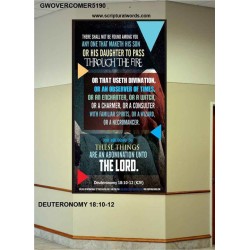 ABOMINATION UNTO THE LORD   Scriptures Wall Art   (GWOVERCOMER5190)   "44X62"