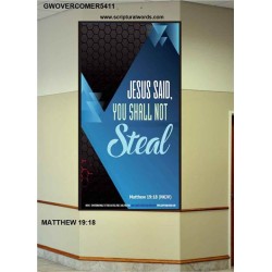 YOU SHALL NOT STEAL   Bible Verses Framed for Home Online   (GWOVERCOMER5411)   