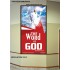 THE WORD OF GOD   Bible Verses Frame   (GWOVERCOMER5435)   "44X62"