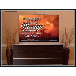 WORSHIP   Home Decor Art   (GWOVERCOMER6377)   "62x44"