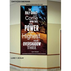 THE POWER OF THE HIGHEST   Encouraging Bible Verses Framed   (GWOVERCOMER6469)   