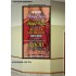 WATCH YOUR WORDS   Bible Scriptures on Love Acrylic Glass Frame   (GWOVERCOMER6651)   "44X62"