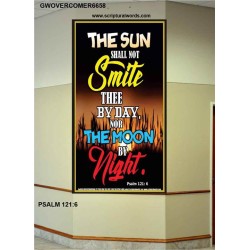THE SUN SHALL NOT SMITE THEE   Contemporary Christian Art Acrylic Glass Frame   (GWOVERCOMER6658)   