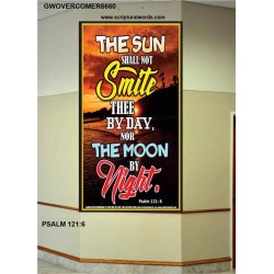 THE SUN SHALL NOT SMITE THEE   Framed Bible Verse   (GWOVERCOMER6660)   