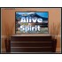 ALIVE BY THE SPIRIT   Framed Guest Room Wall Decoration   (GWOVERCOMER6736)   "62x44"