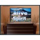 ALIVE BY THE SPIRIT   Framed Guest Room Wall Decoration   (GWOVERCOMER6736)   