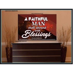 A FAITHFUL MAN   Sanctuary Paintings Frame   (GWOVERCOMER6768)   