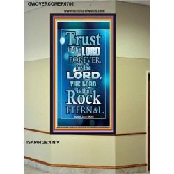 TRUST IN THE LORD   Scripture Art Prints   (GWOVERCOMER6786)   "44X62"