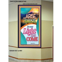 ARISE SHINE   Printable Bible Verse to Framed   (GWOVERCOMER7242)   