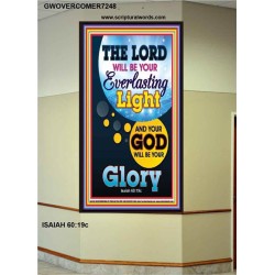 YOUR GOD WILL BE YOUR GLORY   Framed Bible Verse Online   (GWOVERCOMER7248)   